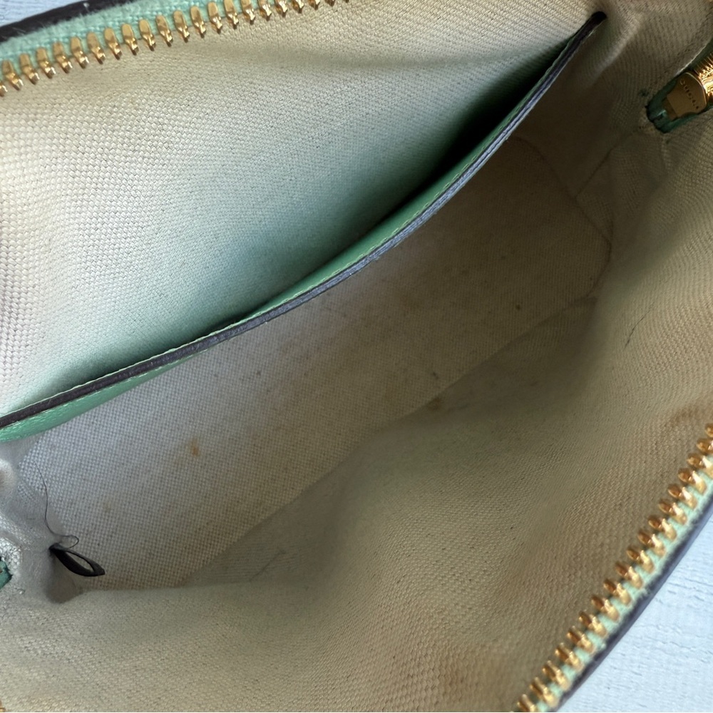 RARE Gucci GG Monogram Ophidia Dome Canvas Shoulder Bag Beige Pepperlight Mint - Picture 11 of 15